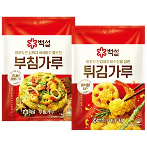 백설 부침가루+튀김가루, 1개, 1kg