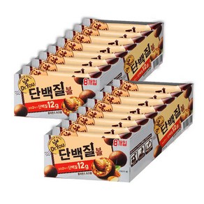 오리온 닥터유 단백질볼 48g 16개/식사대용/간식/반박스, 384g, 2개