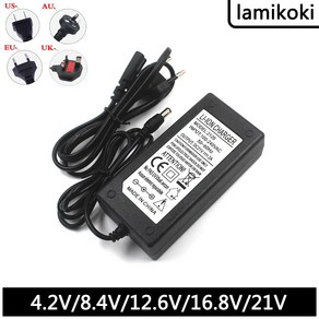 16.8V 21V 1A 2A 3A 5A 리튬 폴리머 배터리 팩용 인텔리전스 이온 충전기, 11.4.2V 3A - UK, 1개