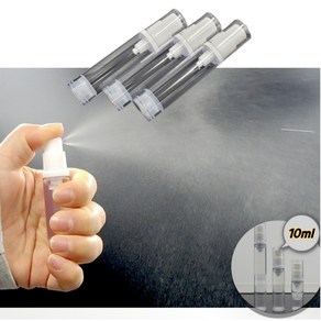 휴대용 안개분사 용기 미스트 스프레이 공병 소분통 10ml 3P, 3개