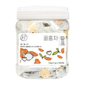 좋은아침 꿀 홍차 100티백 허니 블랙티 1.5g x 100개입 1통, 1개