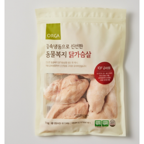 [풀무원] 급속냉동으로 신선한 동물복지 닭가슴살, 1개