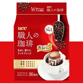 UCC 드립커피 리치 블렌드 16p, 1개, 7g, 16개입