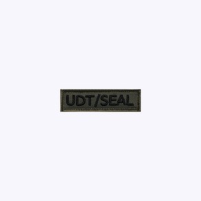 UDT SEAL 국방+검정 KB72 - 오버로크 벨크로 군인 특수부대 군대 마크 약장 와펜 자수 특수전전단