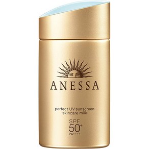 일본직발송 6. 아네사(ANESSA) 아네사 퍼펙트 스킨케어 밀크【2018년 모델】 SPF50+PA++++ 60ML B0792L2P, 60ML X 1, One Colo, 2개