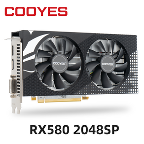 Cooyes RX580 2048SP 8gb GDDR5 라데온 x580 게이밍 그래픽 카드