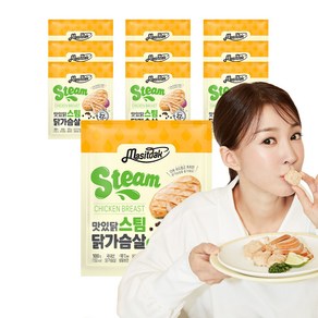 [랭킹닭컴] 맛있닭 스팀 닭가슴살 오리지널, 100g, 10개