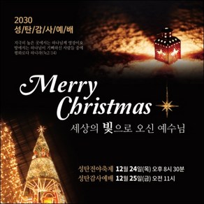 맑은누리디자인 성탄절현수막 016-(150x150cm)(가공선택필수) [주문제작] 크리스마스 포토존 예배 교회 배경 장식 소품