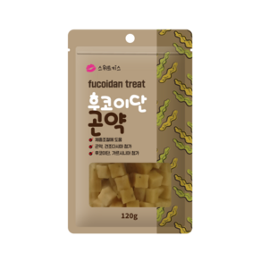 스위트키스)후코이단 곤약 120g/건강한애견간식, 120g, 1개