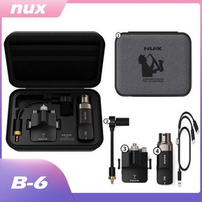 색소폰용 NUX B-6 무선 시스템 송신기 및 리시버 포함, 01 NUX B-6, 01 NUX B-6