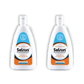 멘소래담 셀선 샴푸 50ml 비듬 두피염 가려움증 완화 Selsun Shampoo 50ml, 2개, 250ml