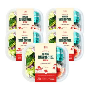 1am 토핑잇 알뜰샐러드 꽃맛살, 190g x 5팩, 190g, 5개