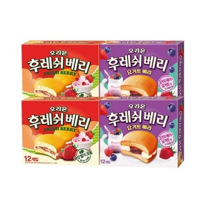 오리온 후레쉬베리 요거트12p 2개 + 후레쉬베리12p 2개, 336g