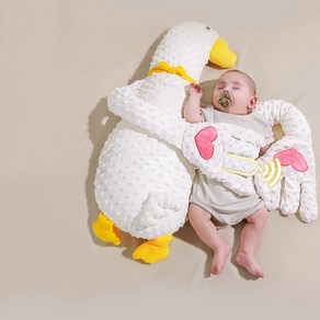 토닥토닥인형 아기재우는인형 대왕거위인형 전기 아기 진정 팜 손 자동 패팅 수면 동반자 비터 잠자는 보조 베개 아기를위한 노리개 장난감, [03] XL17101, 1개