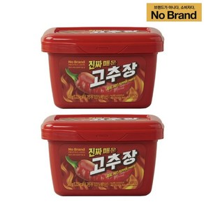 노브랜드 진짜로 매운 고추장 500g, 2개