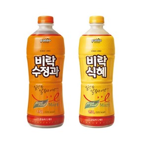 팔도 비락식혜+수정과 1.5L (혼합4펫), 단품, 4개