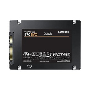 삼성 2.5인치 870 EVO SATA 3 SSD 2TB 1TB 500GB 250GB 노트북 솔리드 스테이트 묶음 103399