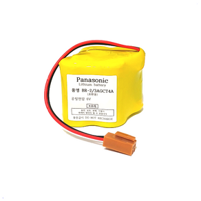 파나소닉 BR-2/3AGCT4A 6V 갈색 A06B-6114-K504 A98L-0031-0025 화낙 FANUC 공작기계 PLC MCT CNC 호환배터리, 1개, 1개입