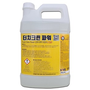 터치크린파워 3.75L 다목적 세정제 주방 오븐 렌지 욕실 변기 건물 바닥 찌든때 기름때 제거 청소 세제, 1개