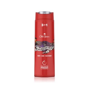 올드스파이스 남성용 샤워젤 3in1 나이트팬서 400ml, 1개