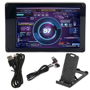 USB2LCD 3.5 인치 IPS LCD 모니터 디스플레이 라이트 AIDA64 RGB 호흡 USB 서브 스크린 PC 컴퓨터 라즈베리 파이, 03 Combo B