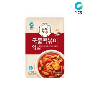 베스트식품 청정원 요리한수 국물떡볶이양념 140g x8개, 8개