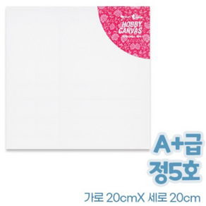 [토단] 하비 캔버스 정사각 5호 20x20, 1개