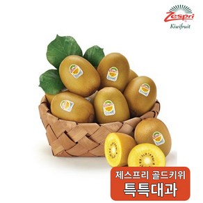 제스프리 골드키위 왕점보 특대과 대과 중과 1박스 5.8kg, 특특대과(1.3kg내외/44과), 10개