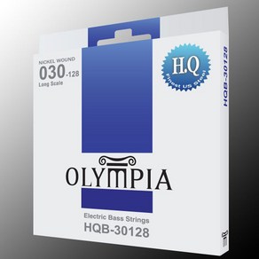 Olympia 베이스줄 6현 HQB-30128 베이스기타스트링 030-128, 단품, 1개