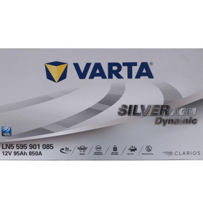 독일생산 VARTA 바르타 AGM 배터리-AGM95 LN5 95암페어 L타입, 동일용량반납, 12mm T복스+10mm 스페너 대여, 1개