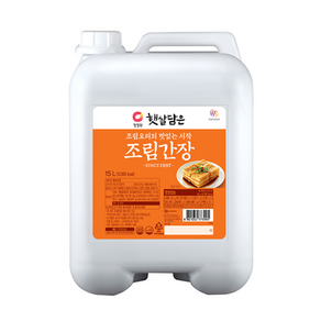 대상 청정원 햇살담은 자연숙성 조림 간장, 15L, 1개