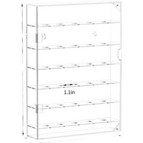 골프공장식장 진열대 아크릴 투명 기념볼 보관함 쇼케이스 진열장 장식용, 상품, 1개