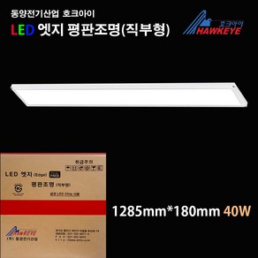 동양전기산업 호크아이 LED 엣지평판조명 40w 1285mmx180mm 주광색