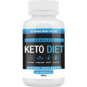 Complete Keto Diet 케토 다이어트 보조제 800mg 60캡슐, 60정, 1개