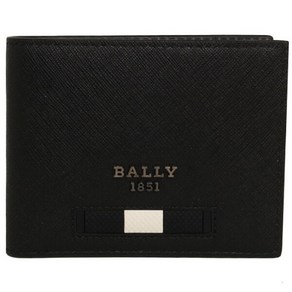 [발리] [명품][명품] BALLY 반지갑 BEVYE MY/100 BLACK / 남성 반지갑