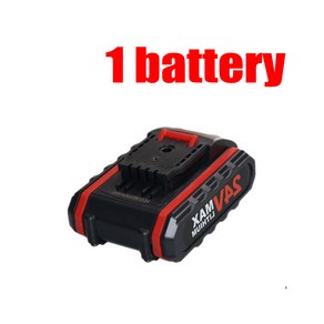 밀워키배터리 호환 충전식 리튬 이온 배터리 무선 임팩트 드릴 전기 공구 교체 24V 2000mAh, 1) 1 배터리, 01