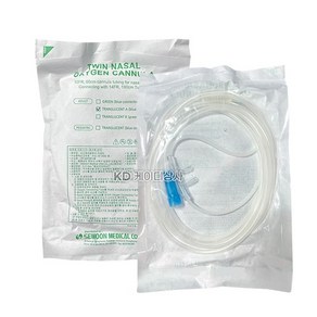 세운 나잘 산소캐뉼라 240cm 화이트 10개 Twin Nasal Oxygen Cannula 코산소주입관 산소투여용