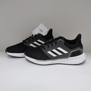 아디다스 남성 운동화 이큅먼트19 런 블랙 화이트 데일리 발편한 가벼운 헬스 런닝화 adidas EQ19 RUN + 운동화끈