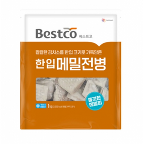 바이오마켓_베스트코 한입 메밀전병 1kg, 1개