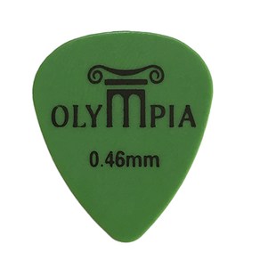 Olympia TOLTEX STANDARD 톨텍스 물방울 일렉기타피크 0.46mm, 1개