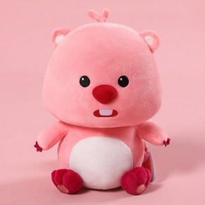 잔망루피인형 딸기곰 귀여운 애착인형 20cm 30cm 40cm, 1개, 좌식 30cm