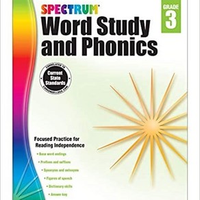 Spectrum Word Study and Phonics Grade 3