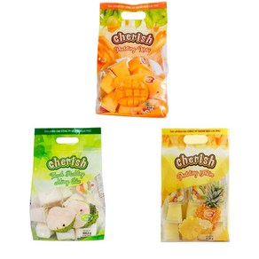 베트남 체리쉬 케리쉬 3종 망고 망꺼우 파인애플 850g x3 푸딩 세트, 3개