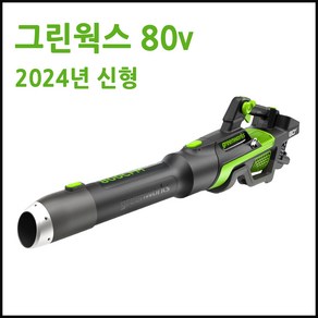 그린웍스 80v 2024 신형 충전 송풍기 브로워 낙엽 청소기 제설 송풍기, 1개