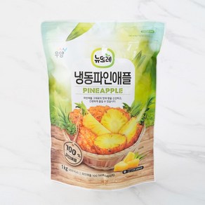 [메가마트]뉴뜨레 파인애플청크 1kg, 1개