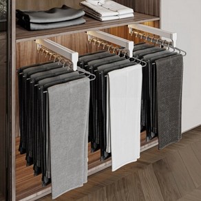 다용도 슬라이드식 옷장 레일 행거 4size, 40B, 색상
