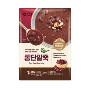 bao 아워홈 통단팥죽, 270g, 10개