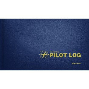 (영문도서) The Standad Pilot Log (Navy Blue): Asa-Sp-57 Hadcove, Aviation Supplies & Academics, English, 9781560273301