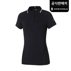 [와이드앵글 공식] [골프] 여성 WL 에리 변형 펀칭 티셔츠 L WWM22221Z1