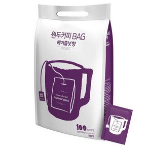 원두커피백 헤이즐넛향 100T, 3.5g, 100개입, 1개